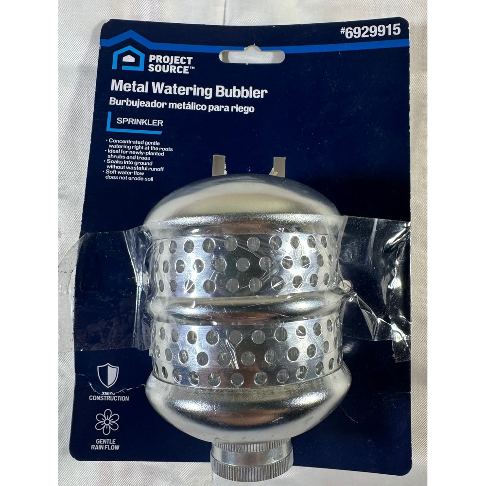 Project Source Metal Watering Bubbler Zinc Sprinkler Head 6929915 New